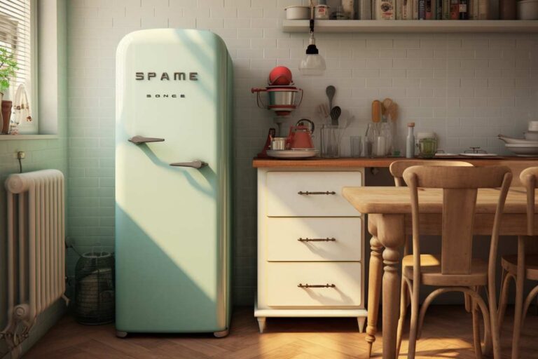 Der charme von nostalgie kühlschränken smeg: ein hauch von gestern